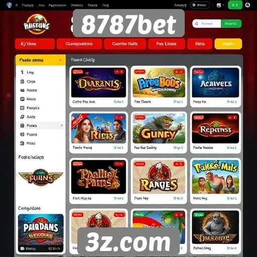 Interface do 8787bet melhora experiência do usuário